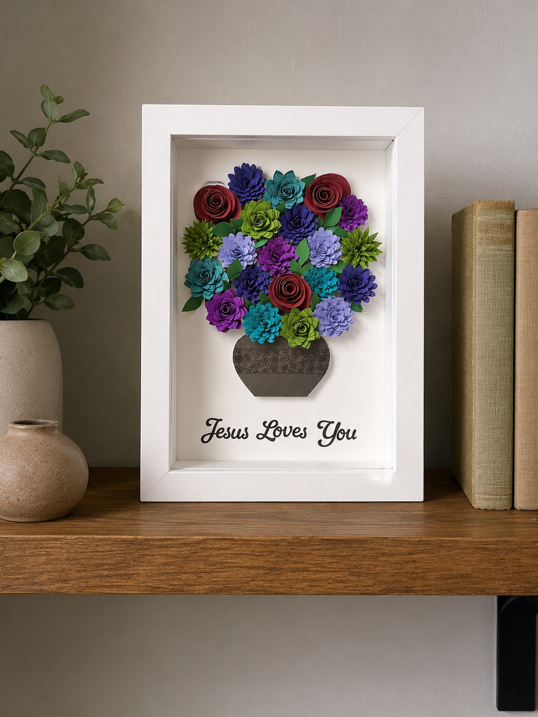 Floral Shadow Box