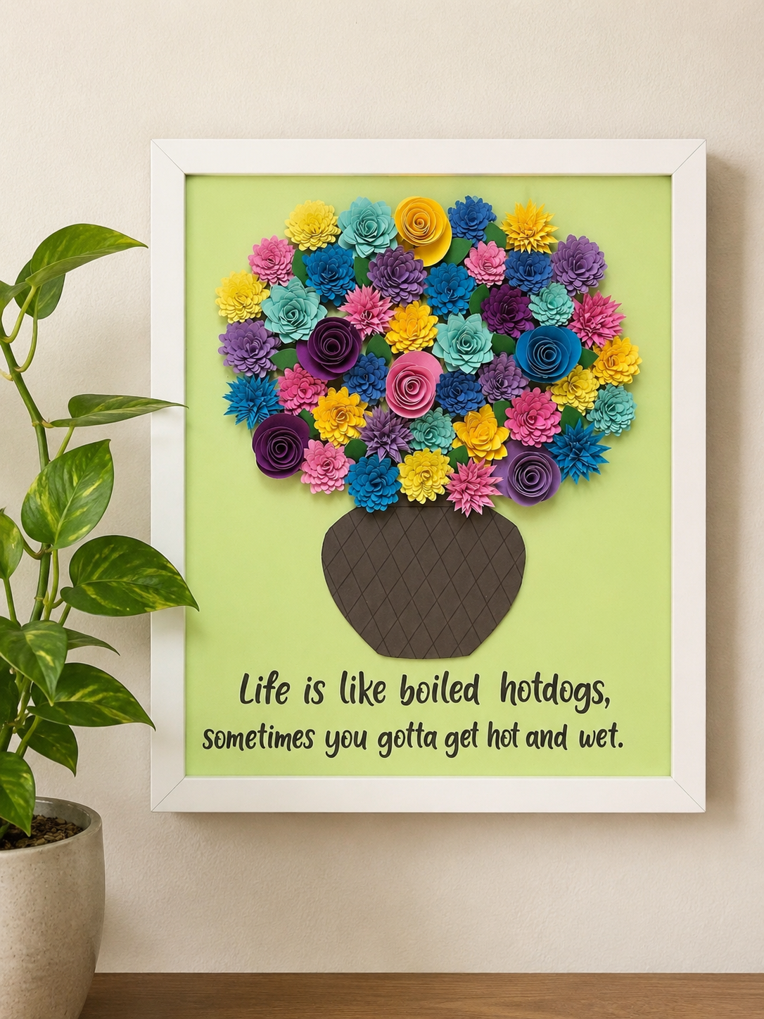 Floral Shadow Box