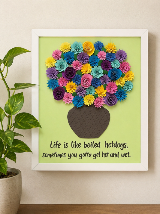 Floral Shadow Box